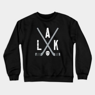 LAK Retro Sticks - Black Crewneck Sweatshirt